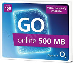 O2 Předplacená karta GO online
