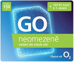 Předplacená SIM karta O2 s kreditem 20 Kč + 100 Kč