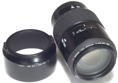 Minolta AF 100-300mm F4.5-5.6 pro Sony A
