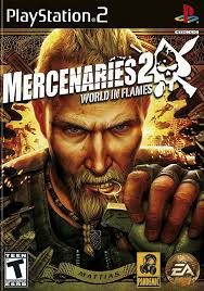 PS2-MERCENARIES 2: WORLD IN FLAMES